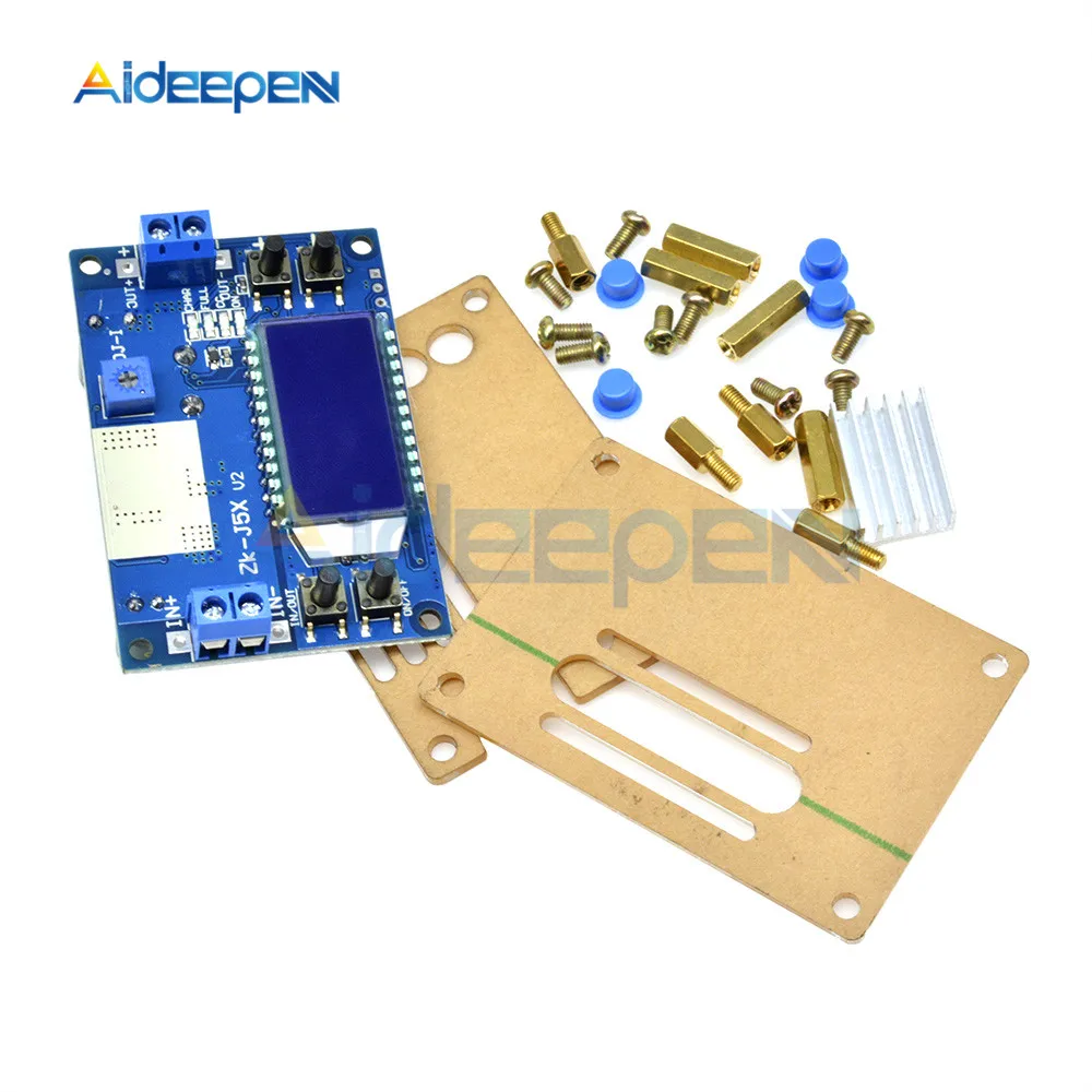 DC-DC 5A CNC понижающий модуль регулируемый постоянный ток напряжения с ЖК-дисплеем 6,5-36 в 6,5 В до 36 в конвертер с Чехол