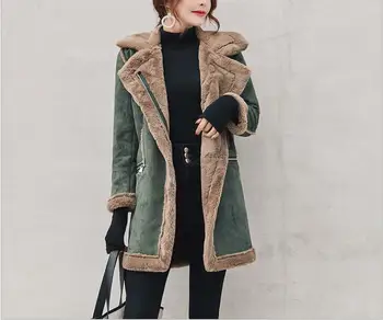

Fur coat waist belt jacket, baseball suit, short female winter wear, new style