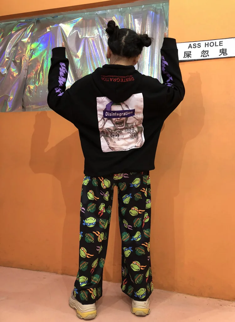 LMCAVASUN/штаны в стиле ретро с рисунком Harajuku повседневные штаны женские и мужские широкие брюки Pantalones Mujer Cintura Alta