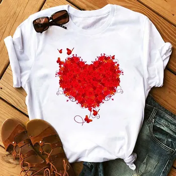 

Women Summer Casual Tshirts Tees Harajuku Korean Style Graphic Tops 2020 Kawaii Female T-shirt,Drop Ship Maycaur Vogue T Shirt