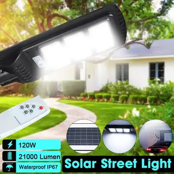 

40W/80W LED Outdoor Lighting Wall Lamp IP67 Solar Street Light Solar Powered PIR Radar Motion + Light Control for Garden Yard