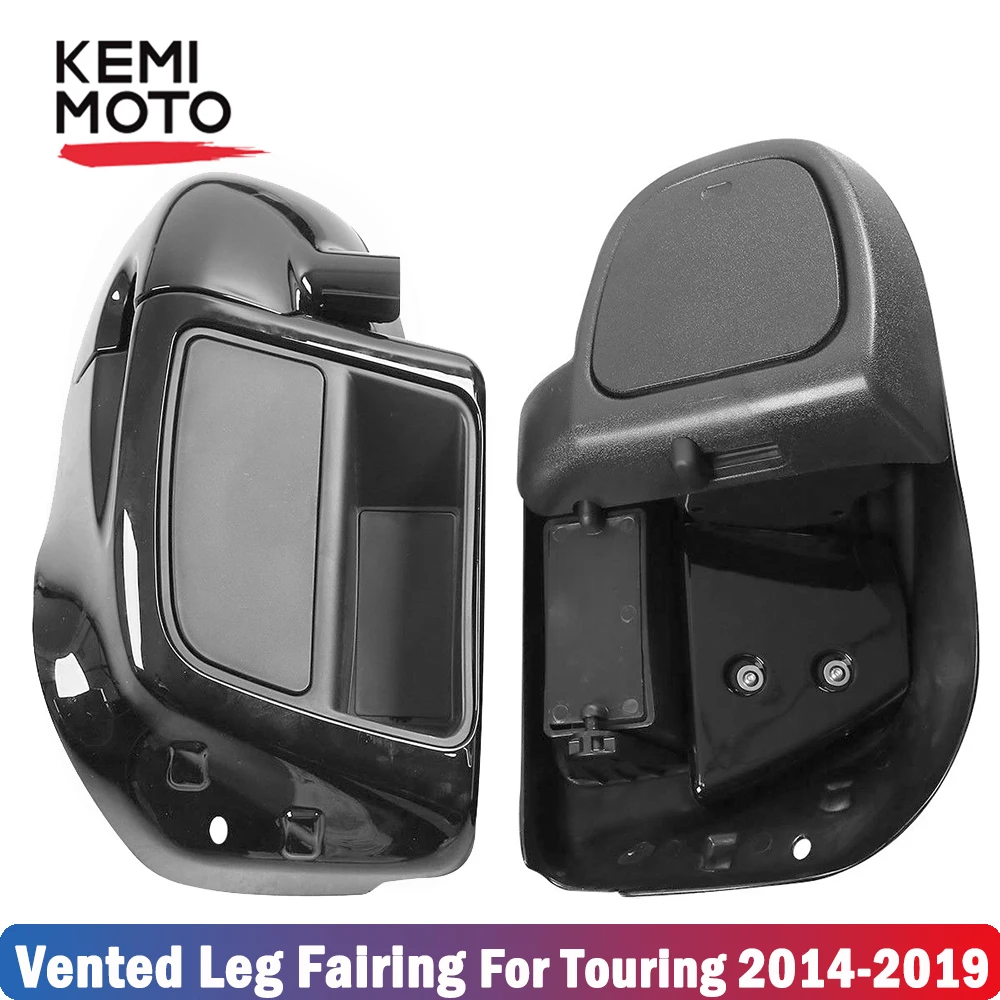 Аксессуары для мотоциклов яркий черный нижний вентилируемый обтекатель ноги