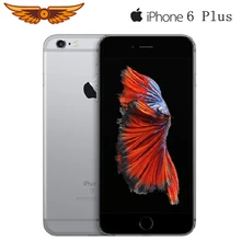 Разблокированный Apple iPhone 6 Plus 5,5 дюймов двухъядерный 1 Гб Оперативная память 16 Гб/64/128 ГБ Встроенная память ips 8MP Камера LTE операционная система IOS использовать мобильный телефон