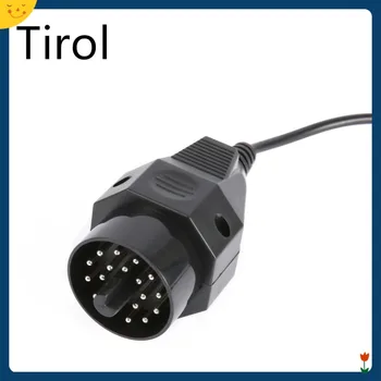 

New OBD OBD II Adapter for BMW 20 pin to OBD2 16 PIN Female Connector e36 e39 X5 Z3 for BMW Car Diagnostic Cables and Connectors