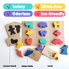 3D Shape Matching Games Feel Find Icons Wooden Tile Puzzle Toys Set Recessed Game Panel Jigsaw Education Learning Toys For Kids 3