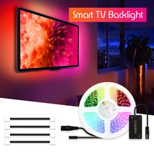 Ambilight комплект Dream цветная светодиодная лента 5050 RGB 1 м 2 м 3M 4M 5 м для HDTV настольного ПК с подсветкой IP30 светодиодный пиксельный фонарь