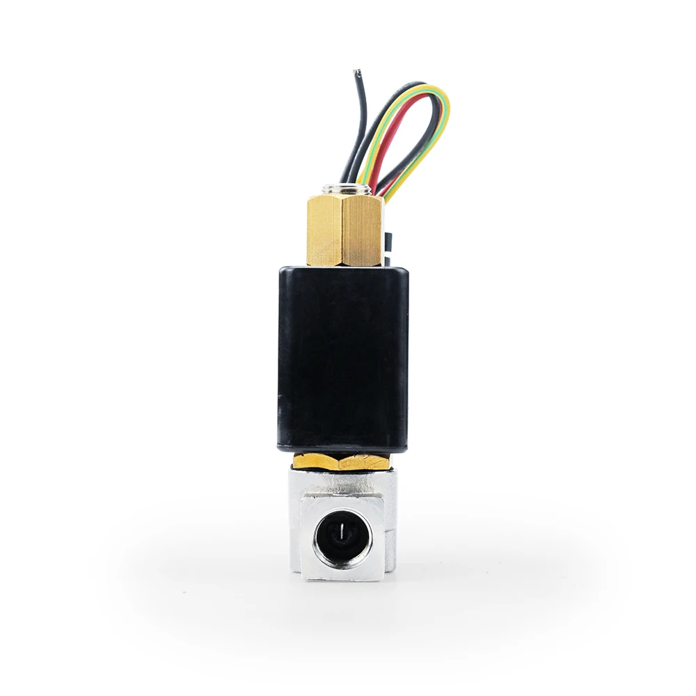 1/4" Normally Open Stainless Steel 2-Way Solenoid Valve VX2120-08-SS-NO Controller DN8 for Oil Water Gas AC220V/110V DC12V/24V solenoid valve