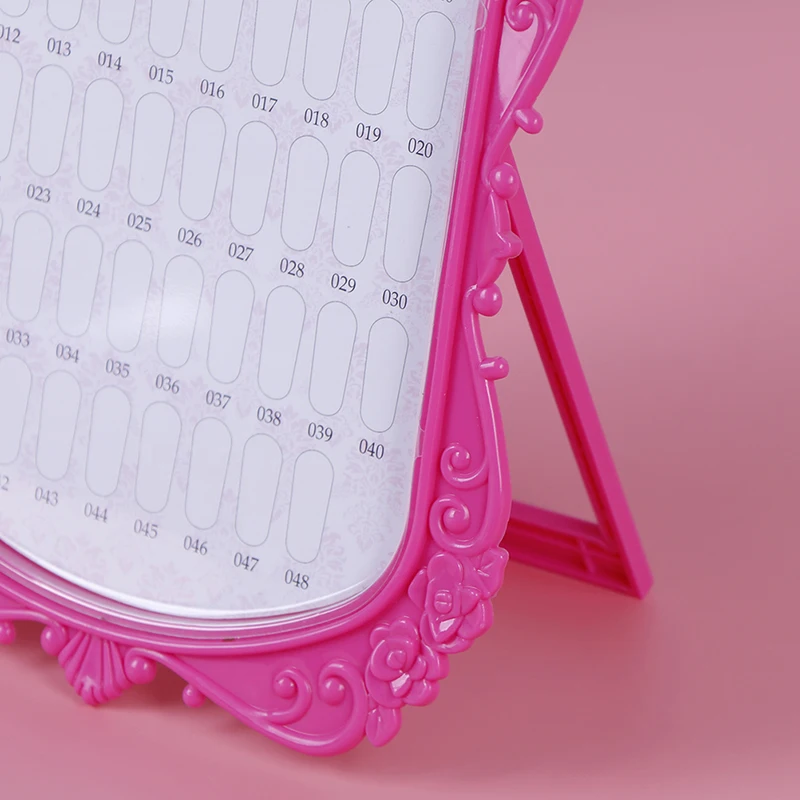 48 Tips Double-sided Nail Gel Polish Color Card Nail Display Full Color Rack Card Boards Practice 4 Colors Show Case Books Hot