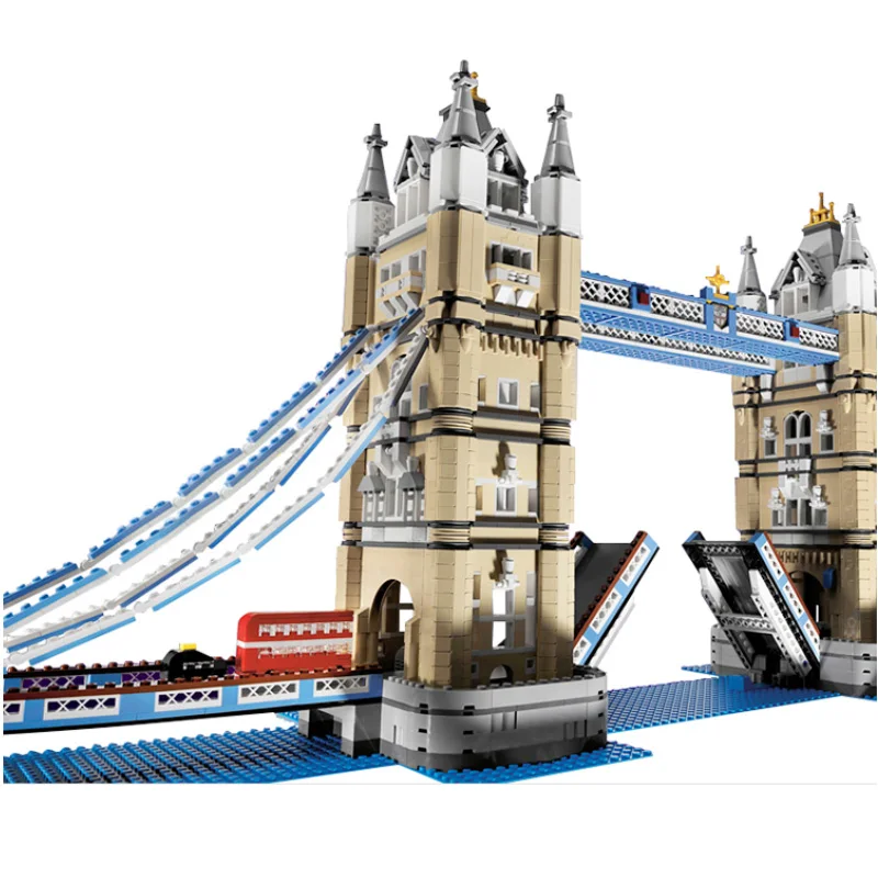 

LELE CREATOR 30001 4295pcs World Famous Architecture London Tower Bridge Creator Expert Building Blocks DIY Toys 17004 10214