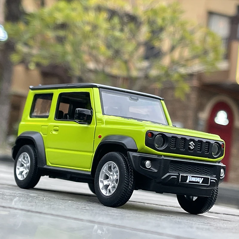 

1:26 модель автомобиля SUZUKI Jimny из сплава, литая и игрушечная металлическая модель внедорожника, модель автомобиля, коллекция имитации звука светильник, детская игрушка в подарок