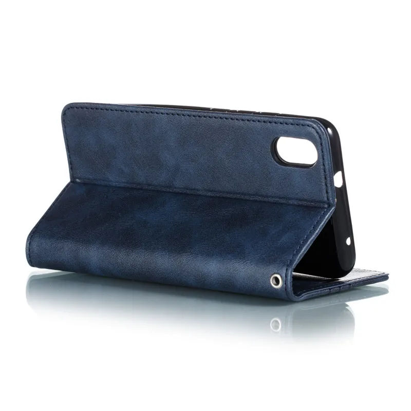 Magnetic absorption Leather Flip Case Xiaomi Redmi Note 7 Case Retro Wallet Card Holder Stand Book Cover Xiaomi Redmi 7A7