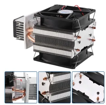 

12V 6A Thermoelectric Peltier Semiconductor Cooler Refrigeration Cooling System Kit Cooler Fan For Air Cooling
