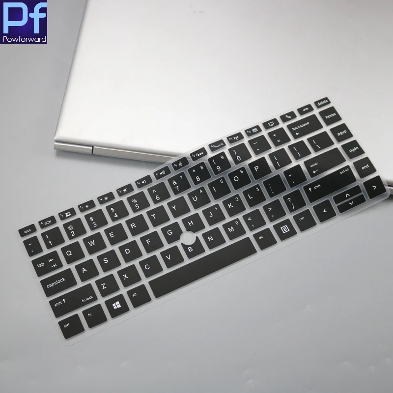 black Силиконовая Защитная крышка для клавиатуры ноутбука hp zbook 14u G6/для hp zbook 14u 14 дюймов - Цвет: black
