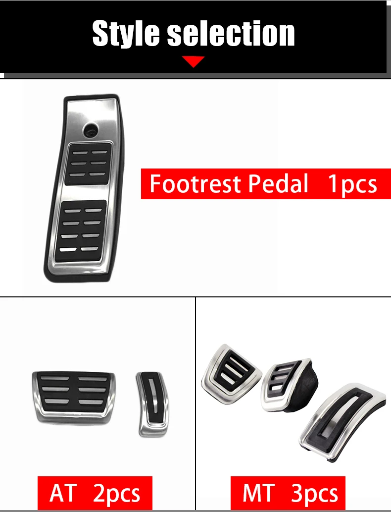 Car Foot Pedal Cover Fuel Accelerator Pedals Brake Pedal For Audi A4 B9 A5 F5 FY Q5 SQ5 A6 C8 2016 2017 2018 2019 Accessories car windshield sun shade