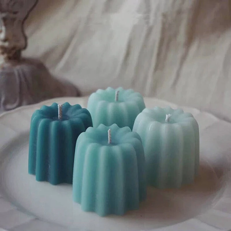 

18 Cavities Circle Candle Mold Reusable Silicone Molds for DIY Candle Wax Making Handmade Craft Tools