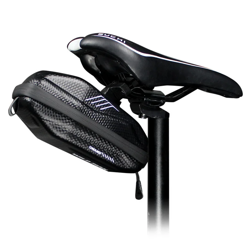 

Shockproof Rainproof Bike Bicycle Saddle Bag For Rear Reflective Big Capatity Saddle MTB Bicycle Tail Package Easy Install Take