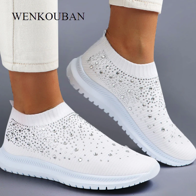 White Sneakers Vulcanized-Shoes Tenis Shoes Casual Female Trainers Women Ladies Flats