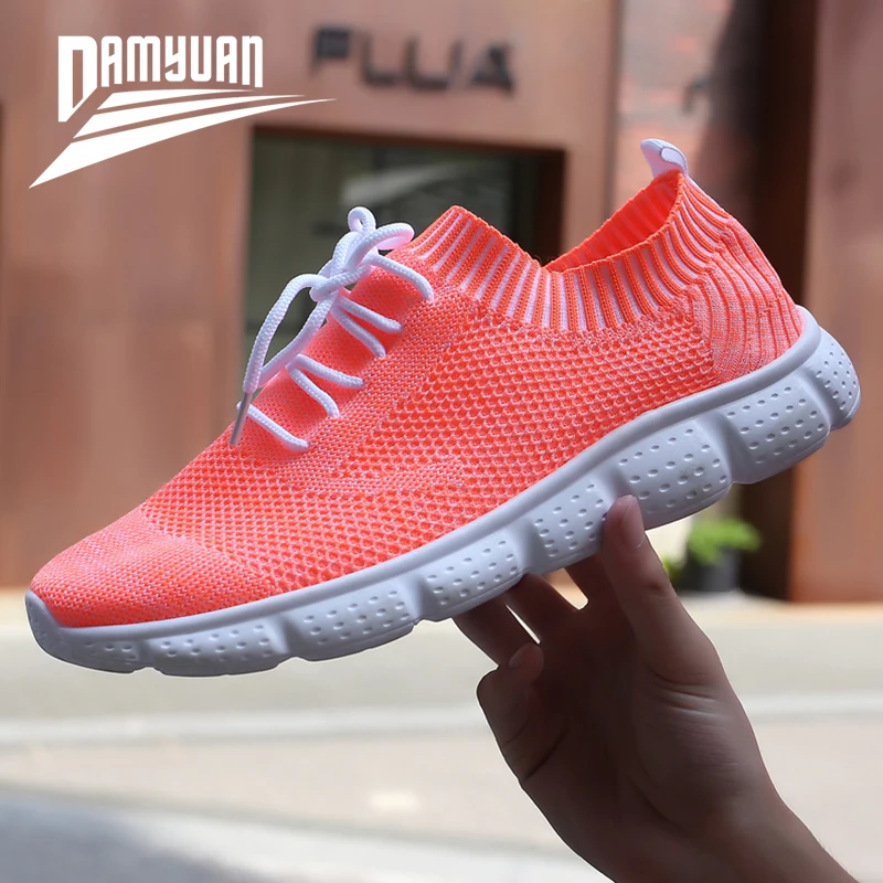 

Damyuan 2020 New Men's Running Shoes Sock Mouth Breathable Light Sports Shoes Comfortable Jogging Casual Shoes Big Size 46