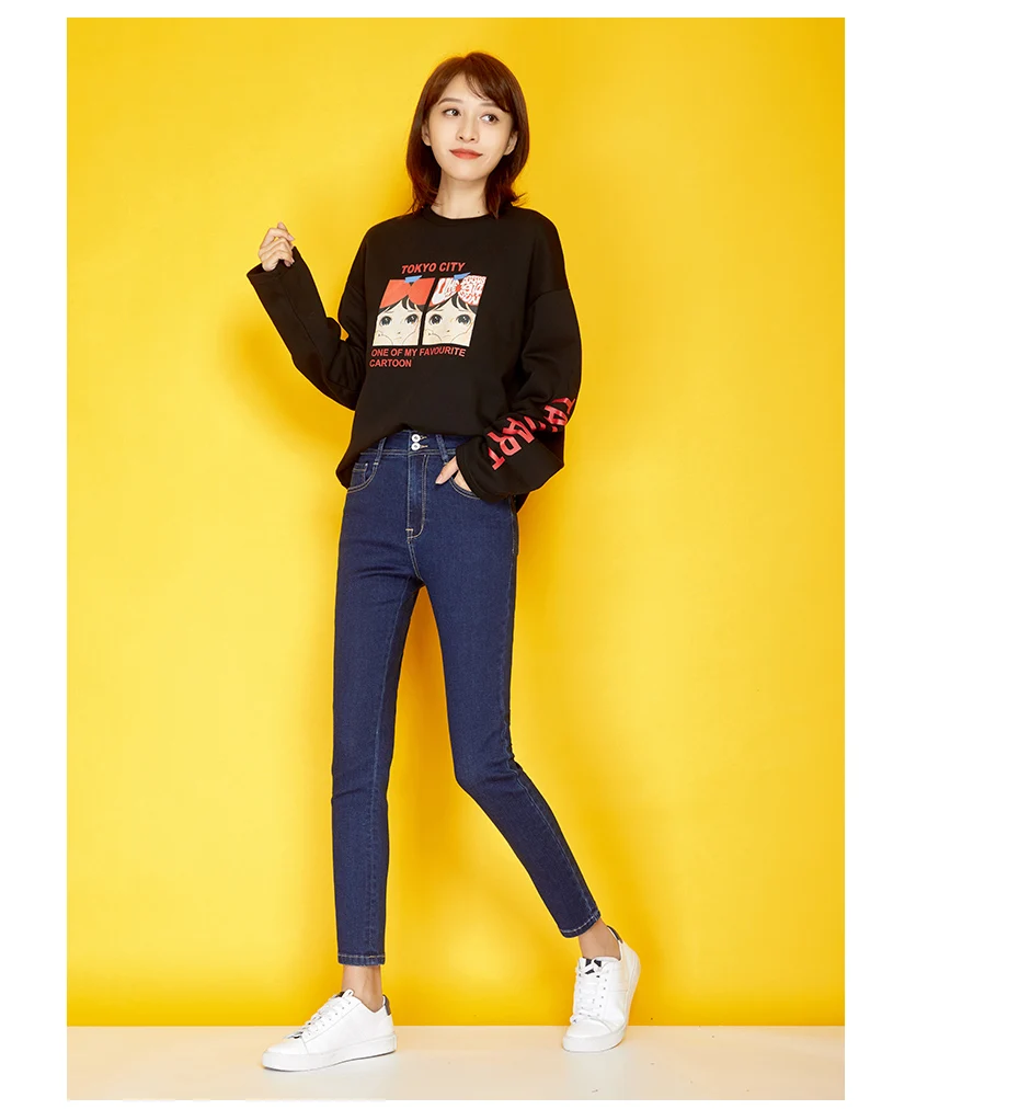 LEIJIJEANS,, флисовые Утепленные зимние джинсы размера плюс, Вельветовые женские джинсы, L-6XL, обтягивающие, с добавлением шерсти, плотные Женские джинсы-карандаш