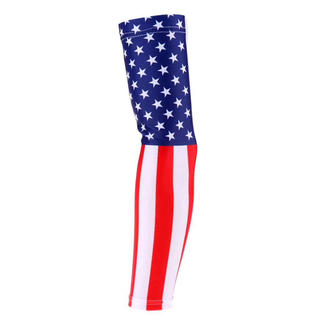 1 piece sports arm sleeve Men Women Adult Kids Non-Slip Cooling for All Sports Basketball Baseball Football Golf Cycling 