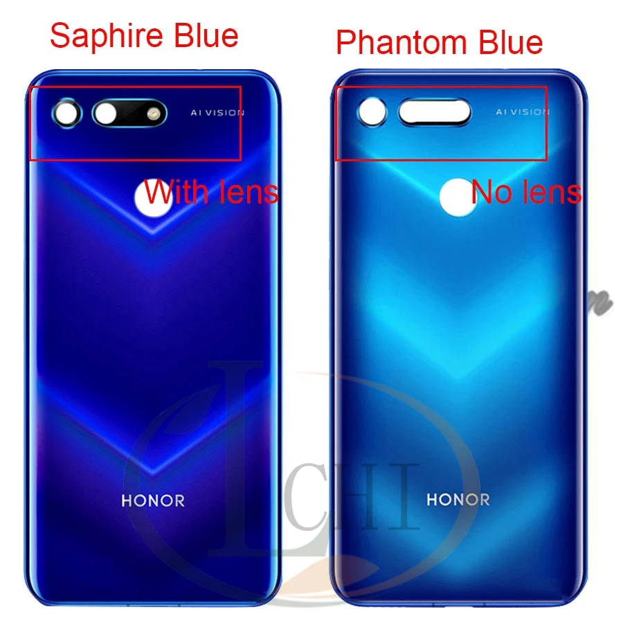 Задняя крышка батарейного отсека для Huawei honor V20 запасные части Honor View 20 задняя