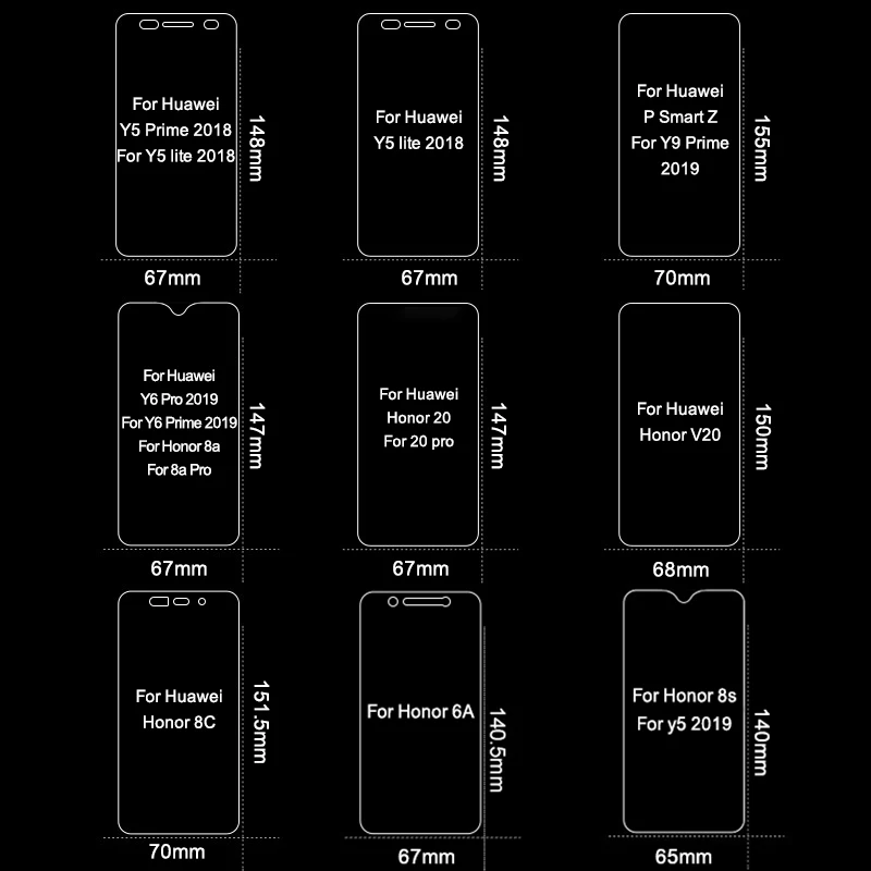 3 шт 9H закаленное стекло для huawei P20 P30 Lite pro защита экрана на huawey mate 20 30 lite p30lite защитная пленка Полное стекло