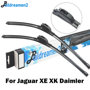 

Buildreamen2 For Jaguar XE XK Daimler Car Windshield Wiper Blade Auto Rubber Windscreen Wiper