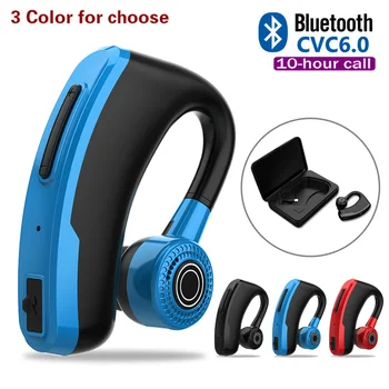

Business Bluetooth5.0 Headset V10 Fast Charging CSR Chip Standby Earhook Earbuds 180° Adjustable Earphones Ear-fit Design