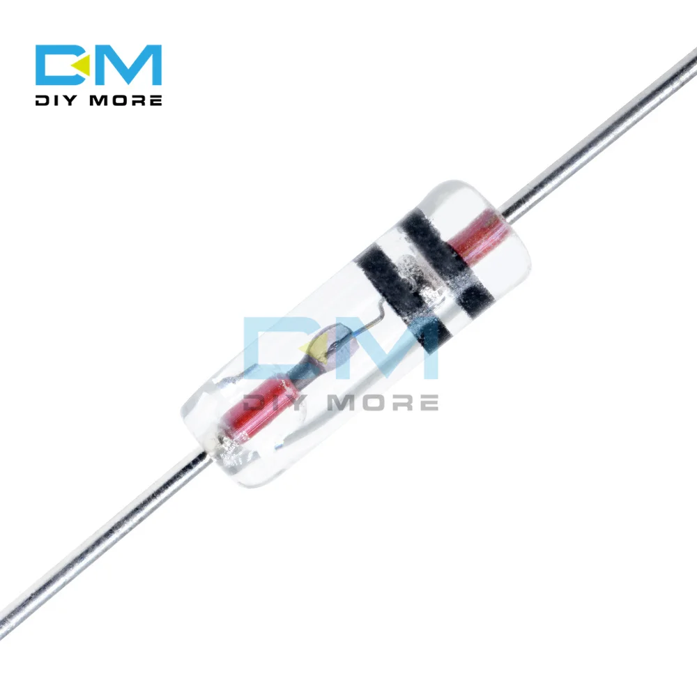 10 PCS Germanium Diode 1N34A DO-7 1N34 for AM FM Radio TV Stereo Switching 50mA 65V | Электронные компоненты и