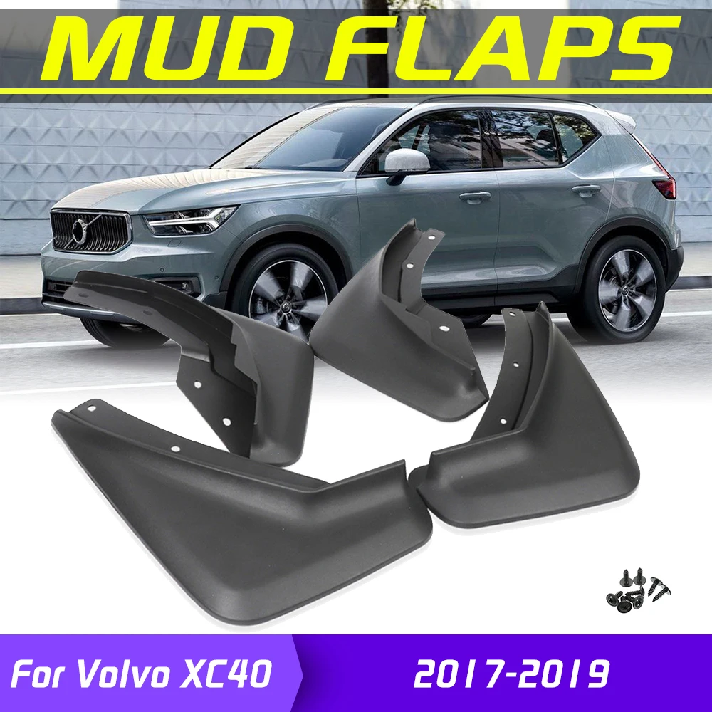 4 шт. Брызговики автомобильные передние и задние брызговики для Volvo XC40 2017 2018 2019