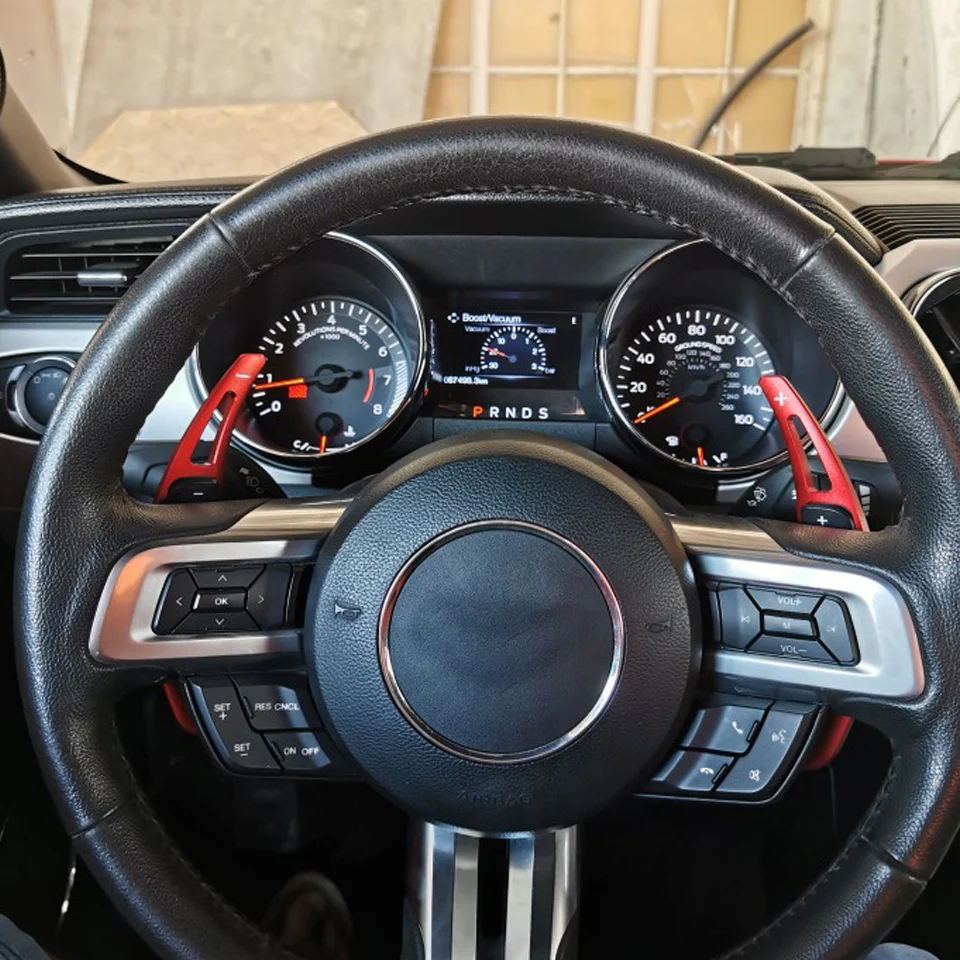2 шт. Автомобильный руль весла переключения передач для Ford Mustang алюминиевый удлинитель переключения передач комплект