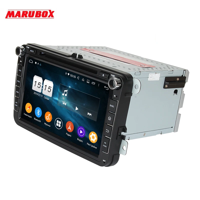 Штатная магнитола для VW/Volkswagen Magotan, MARUBOX KD8019, Штатное головное устройство для VW Magotan, Android 9.0,Восьмиядерный процессор,встроенный DSP,IPS экран, Встроенная 64GB