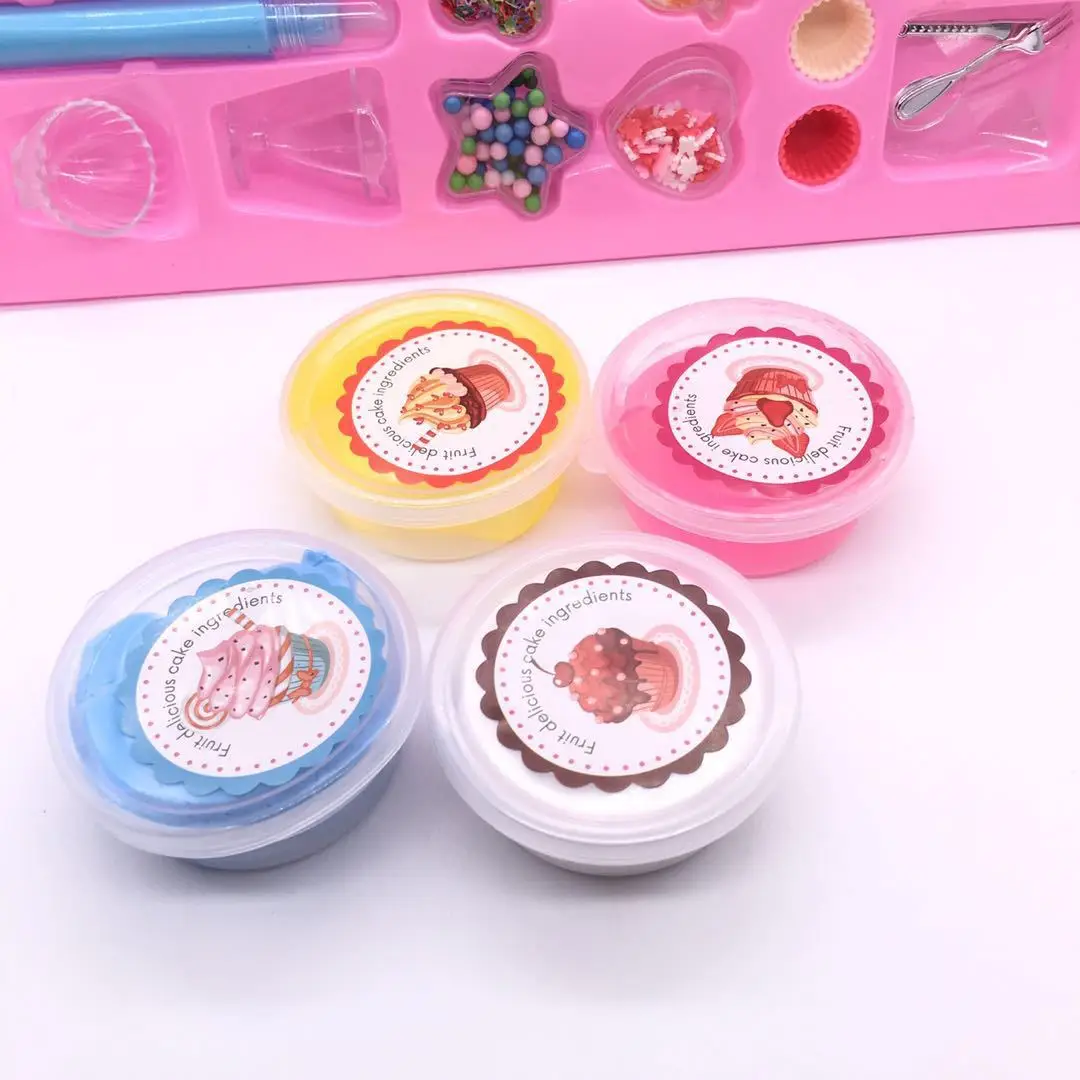 Южная Корея Модель конфеты игрушка DIY торт дети для изготовления смолы ювелирный светильник Клей крем клей Десерт Мороженое чашка