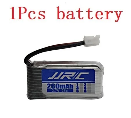 Аккумулятор JJRC H36 3,7 V 260mAh для E010 E011 E012 E013 F36 3,7 v Lipo батарея 6в1 UBS зарядное устройство RC Запчасти для квадрокоптера - Цвет: Зеленый