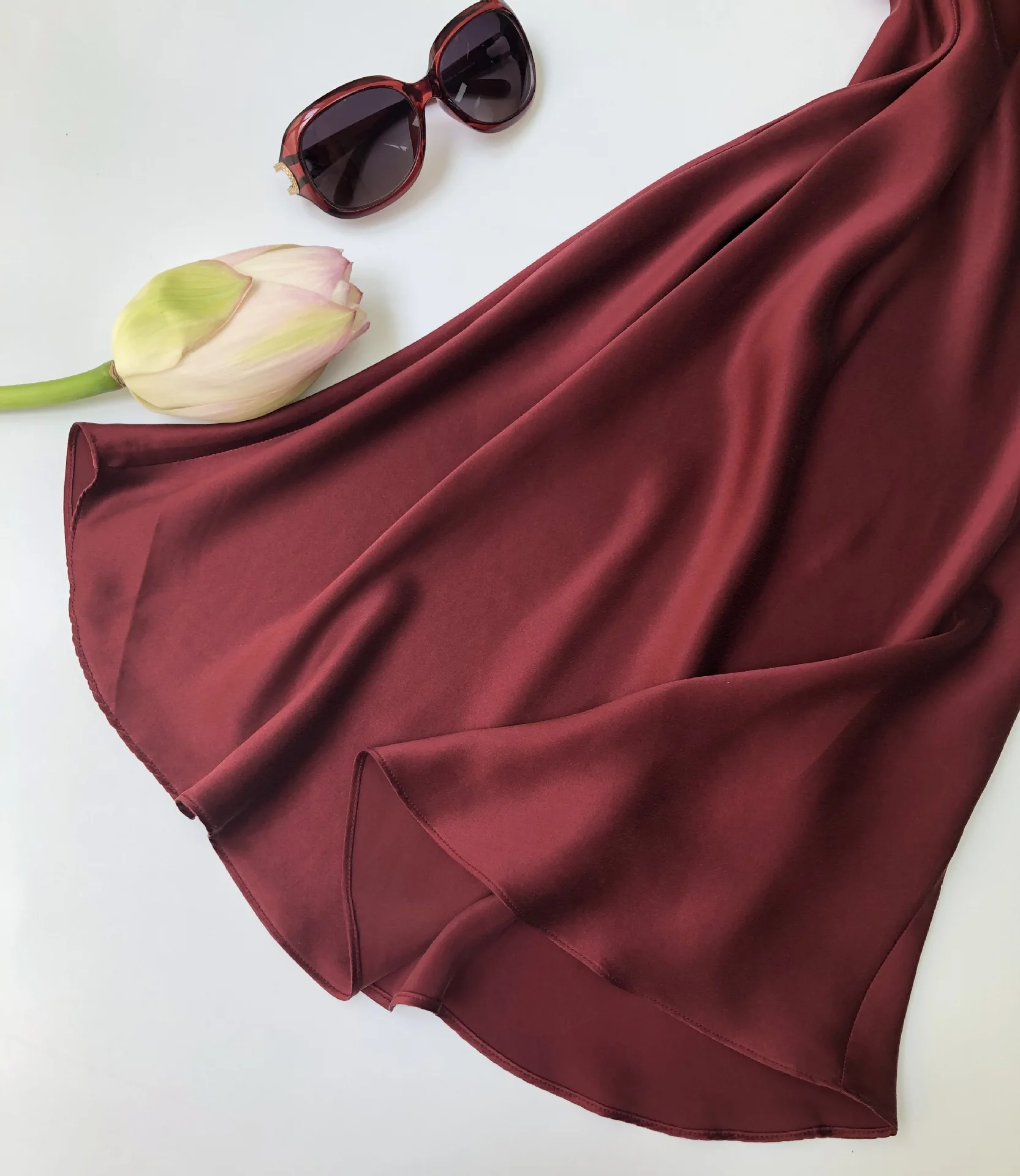 Тяжелая шелковая юбка рыбий хвост промытый с песком шелковая атласная Наплечная Сумка Хип дизайн элегантная юбка миди