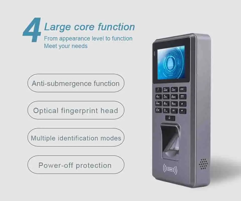 Eseye RFID система контроля доступа по отпечаткам пальцев система контроля доступа USB диск загрузки данных рекордер работник для офиса компании