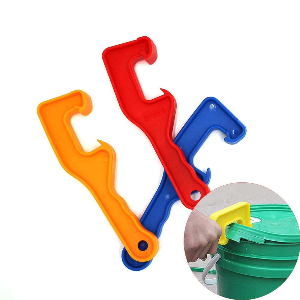 1Pcs Bottles ABS Plastic Gallon Honey Bucket Pail Paint Barrel Lid Can Opener Opening Tools For Home Office Brew Beer Supplier