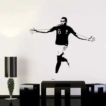 

Kylian Mbappe Football Player Wall Sticker Sports Car Decal Kids Room Posters VinylKylian Mbappe Soccer Player Decal