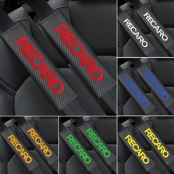 

Pair Auto Car Safety Seat Belt Cover Cushion Harness shoulder pad Case Seat Belt Shoulder Strap Pad For Recaro Racing Seats Cove