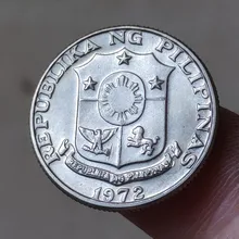 20 мм Филиппины, натуральная монета, оригинальная коллекция