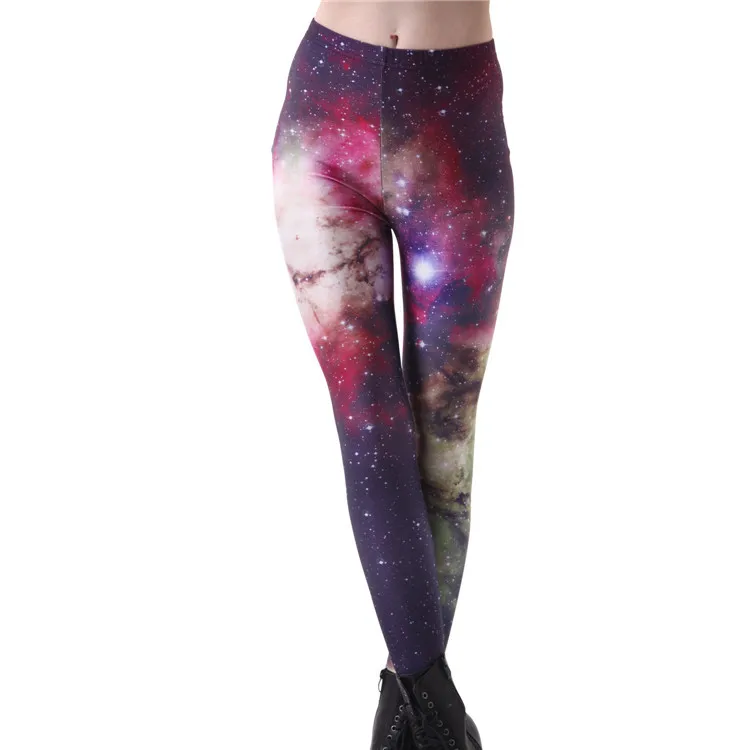 Plus Size 3D Jeans Print Leggings High Waist Skinny Women Leggings Summer Trousers Straight Capri Casual Bottoms 5XL