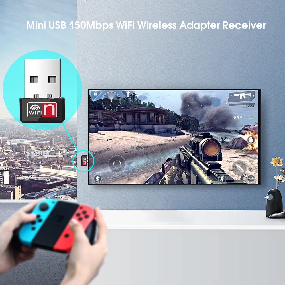 Wi Fi адаптер Kebidu MT7601 150 Мбит/с 2 4 ГГц|Сетевые карты| |