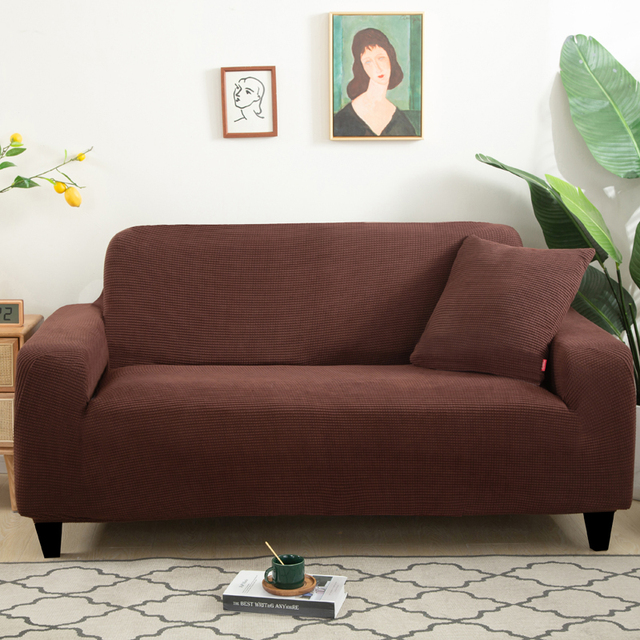 Stretch Sofa Covers for Living Room Thick Elastic Sofa Slipcover Sectional Couch Cover Furniture Protector 1/2/3/4 Seat