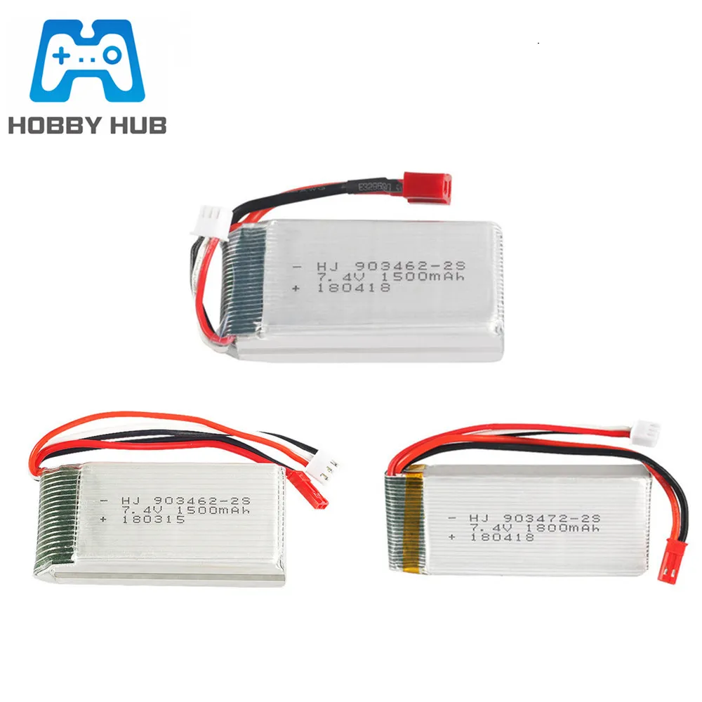 Литий-Полимерный Аккумулятор 7 4 В 1500 мА · ч 1800 для WLtoys V913 L959 L969 L979 L202 K959 L212