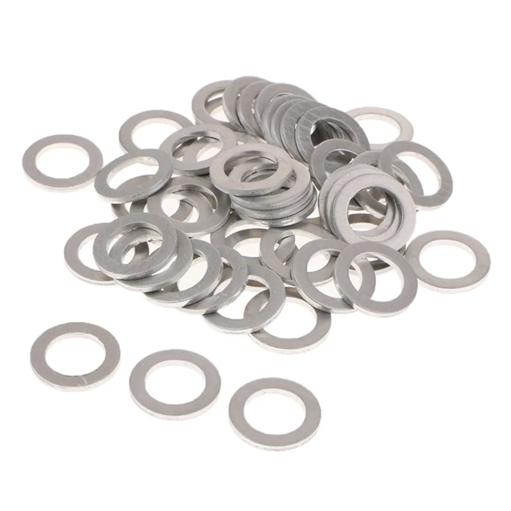 ​14MM Engine Oil Drain Plug Crush Gasket Washers for Honda Acura 94109-14000 10pcs