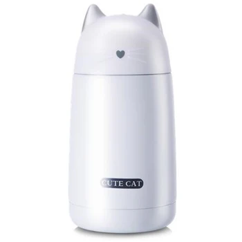 

BEST330Ml Stainless Steel Vacuum Cup Kids Mug Drinkware Portable Children Thermal Bottle Tumbler White