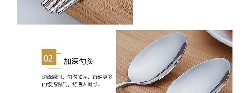 Macarons Color Coloured Glaze Ceramic Handle Stainless Steel Spoon Chopsticks Fork Tableware Set Portable Three-piece Set