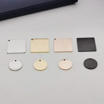 

Stainless Steel Square Strip Tag Key Chain Pendant Blank keychain Calendar Charm For Carving Mirror Polished Key Ring