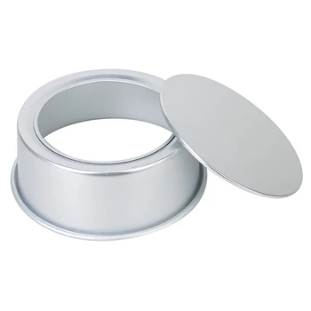 

HOT-6 Inch Sandwich Cake Baking Tin Pan Mould Box Round Deep Loose Base Bottom Aluminum