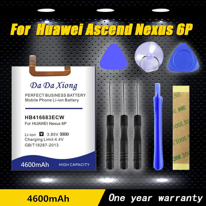 Новая модель питания [HB416683ECW] сменная батарея для huawei Google Ascend Nexus 6P H1512 H1511 аккумулятор для телефона